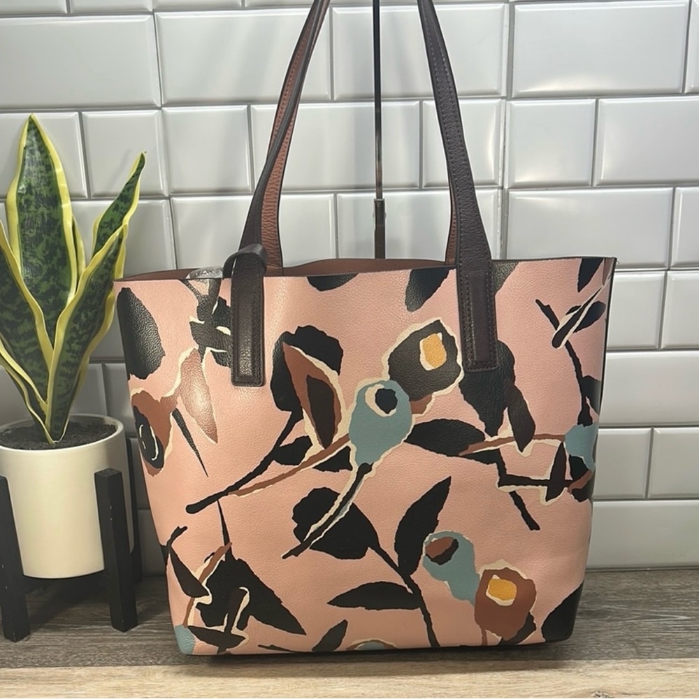 Kate Spade New York Arch Paper Rose Reversible Tote Bag in VGUC!! - Picture 2 of 10